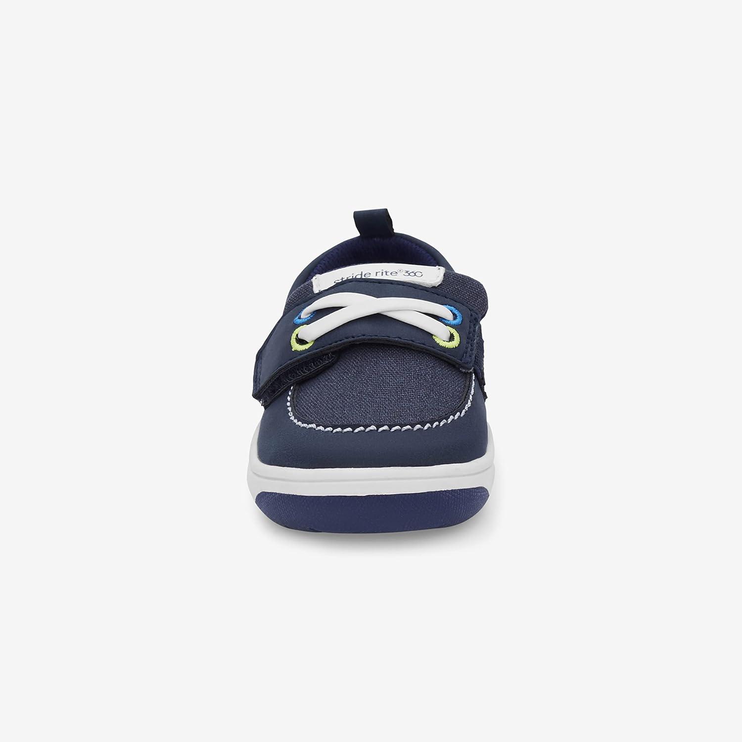 imageStride Rite 360 BabyBoys Benji SneakerNavy