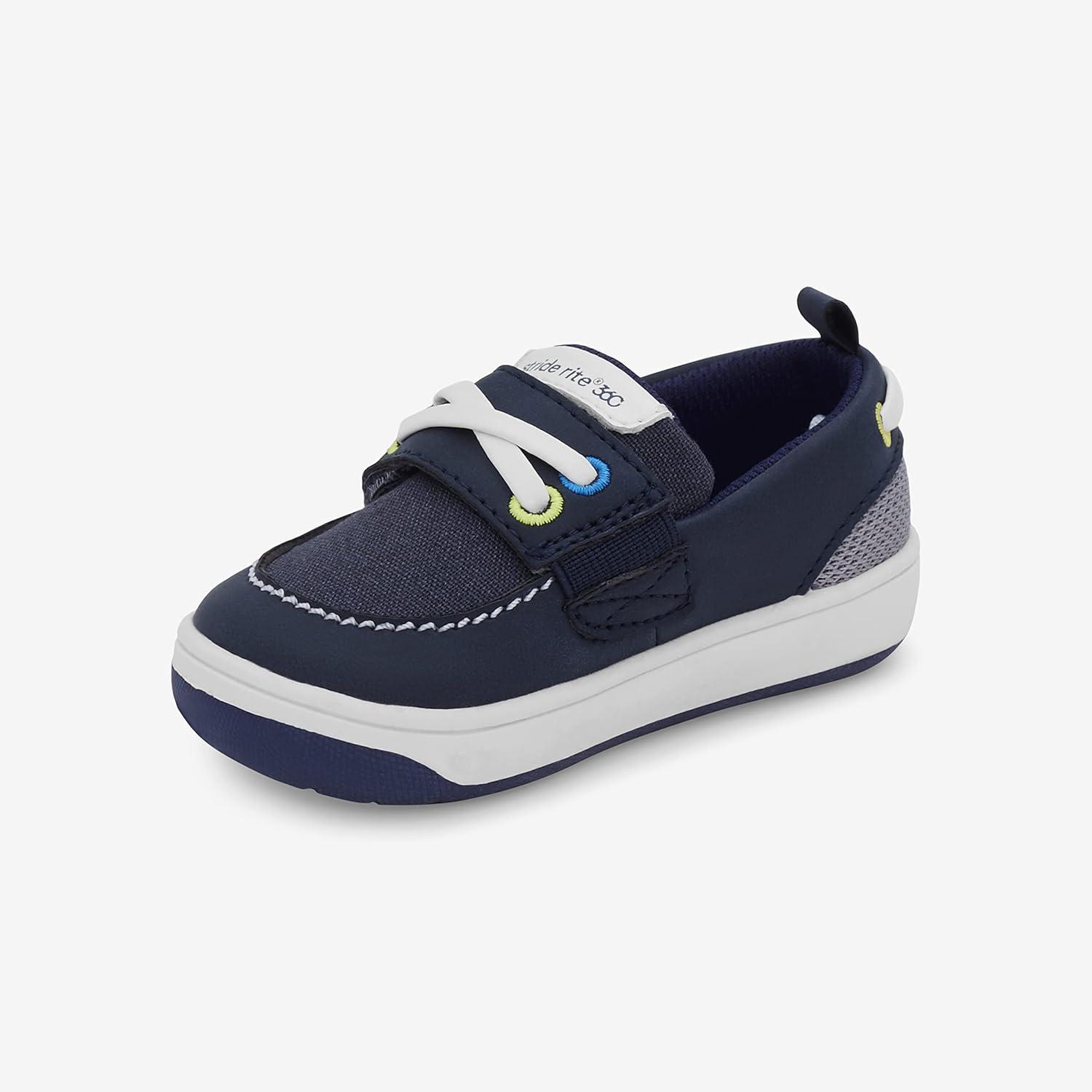 imageStride Rite 360 BabyBoys Benji SneakerNavy