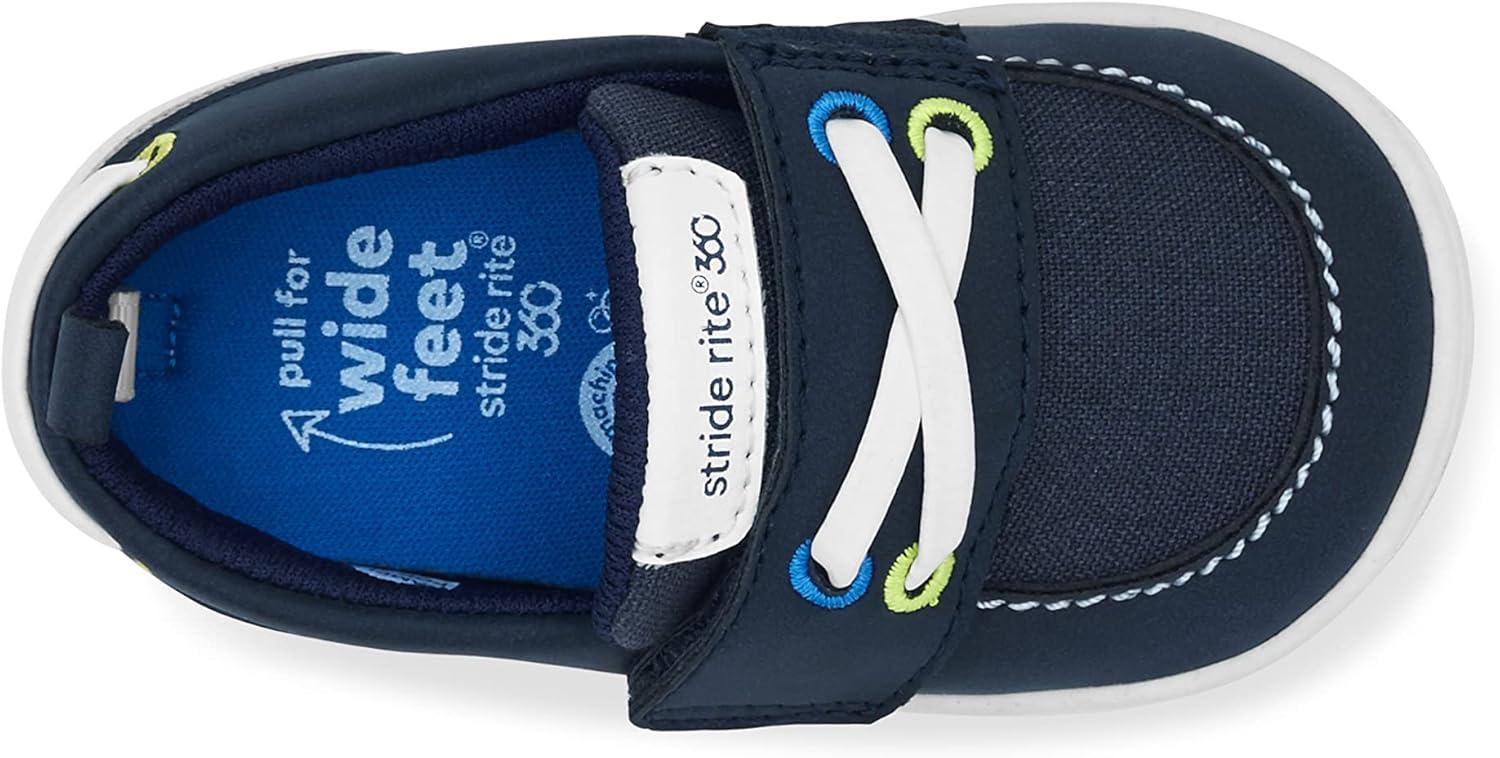 imageStride Rite 360 BabyBoys Benji SneakerNavy