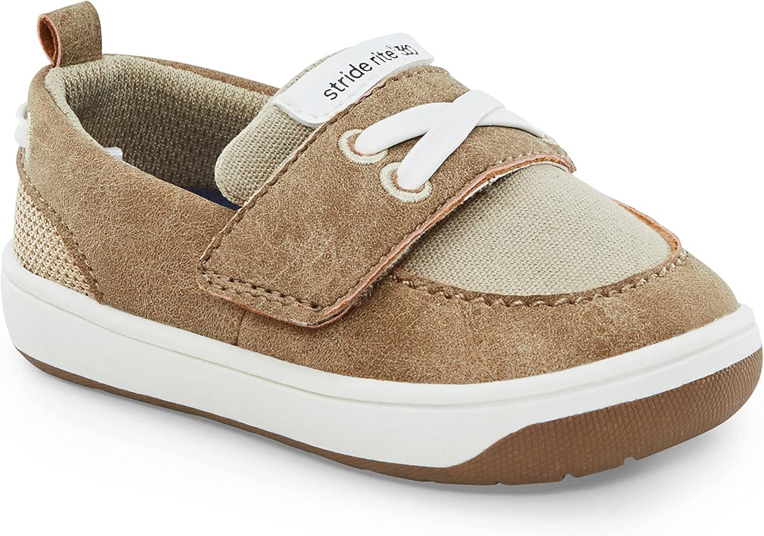 imageStride Rite 360 BabyBoys Benji SneakerTaupe