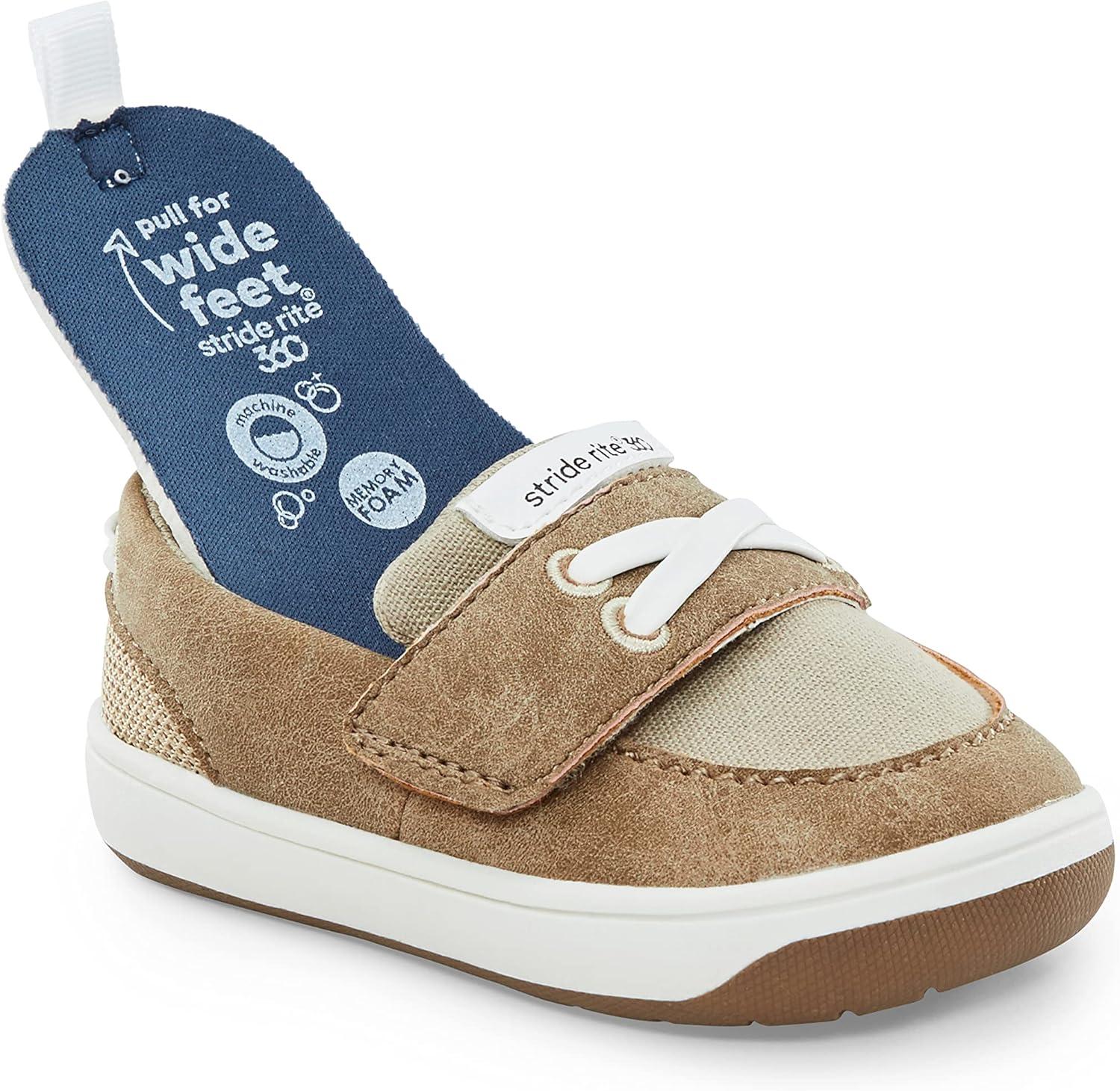 imageStride Rite 360 BabyBoys Benji SneakerTaupe