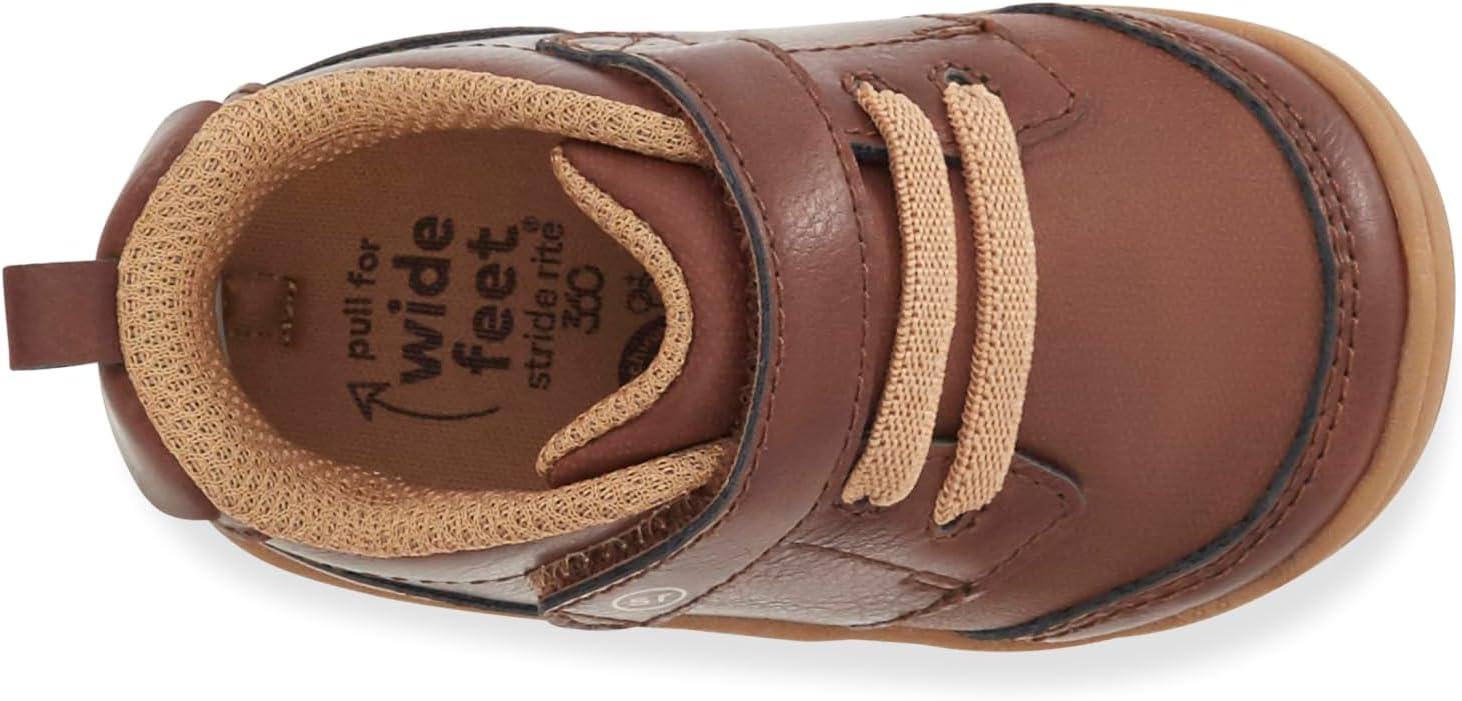 imageStride Rite 360 UnisexBaby Taye 20 Sneaker First Walker ShoeBrown