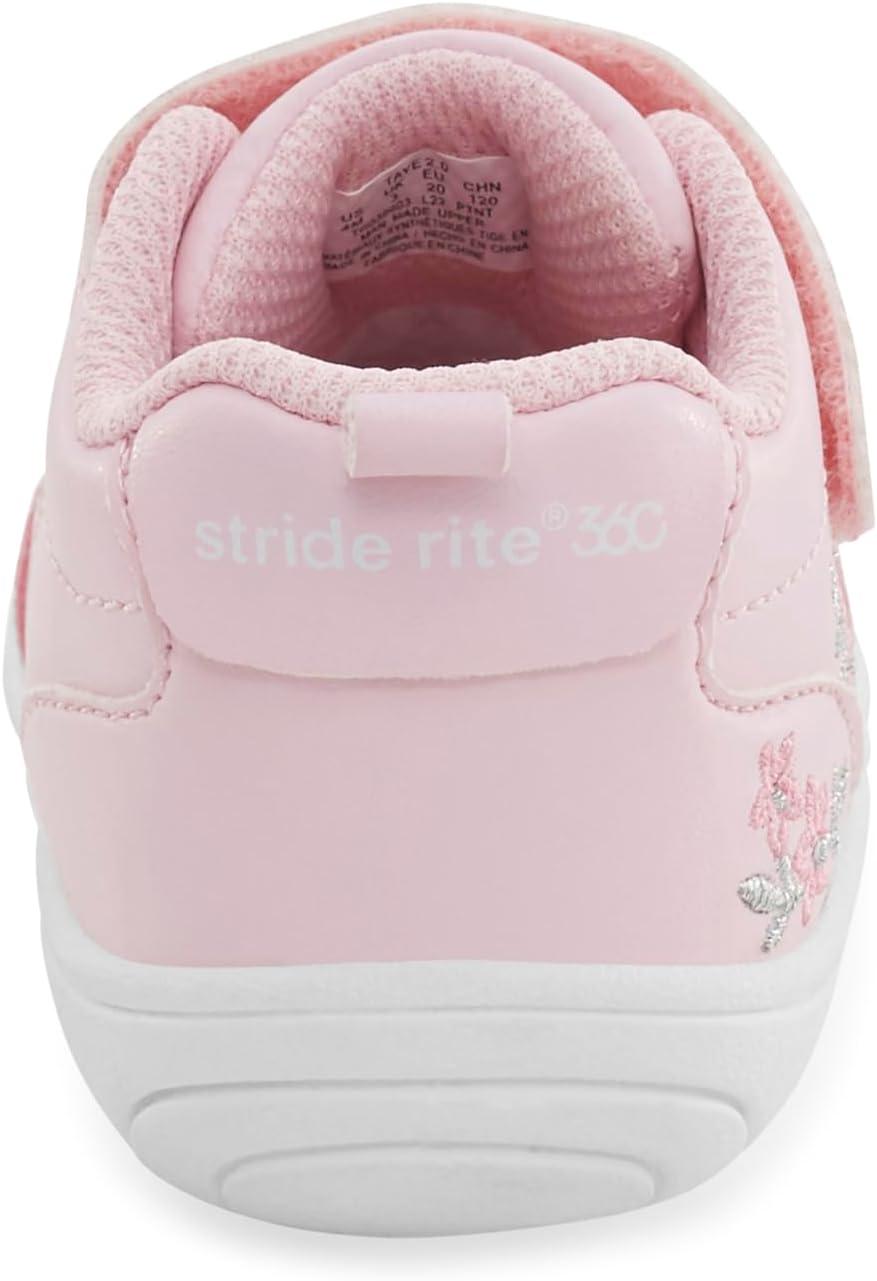 imageStride Rite 360 UnisexBaby Taye 20 Sneaker First Walker ShoeLight Pink