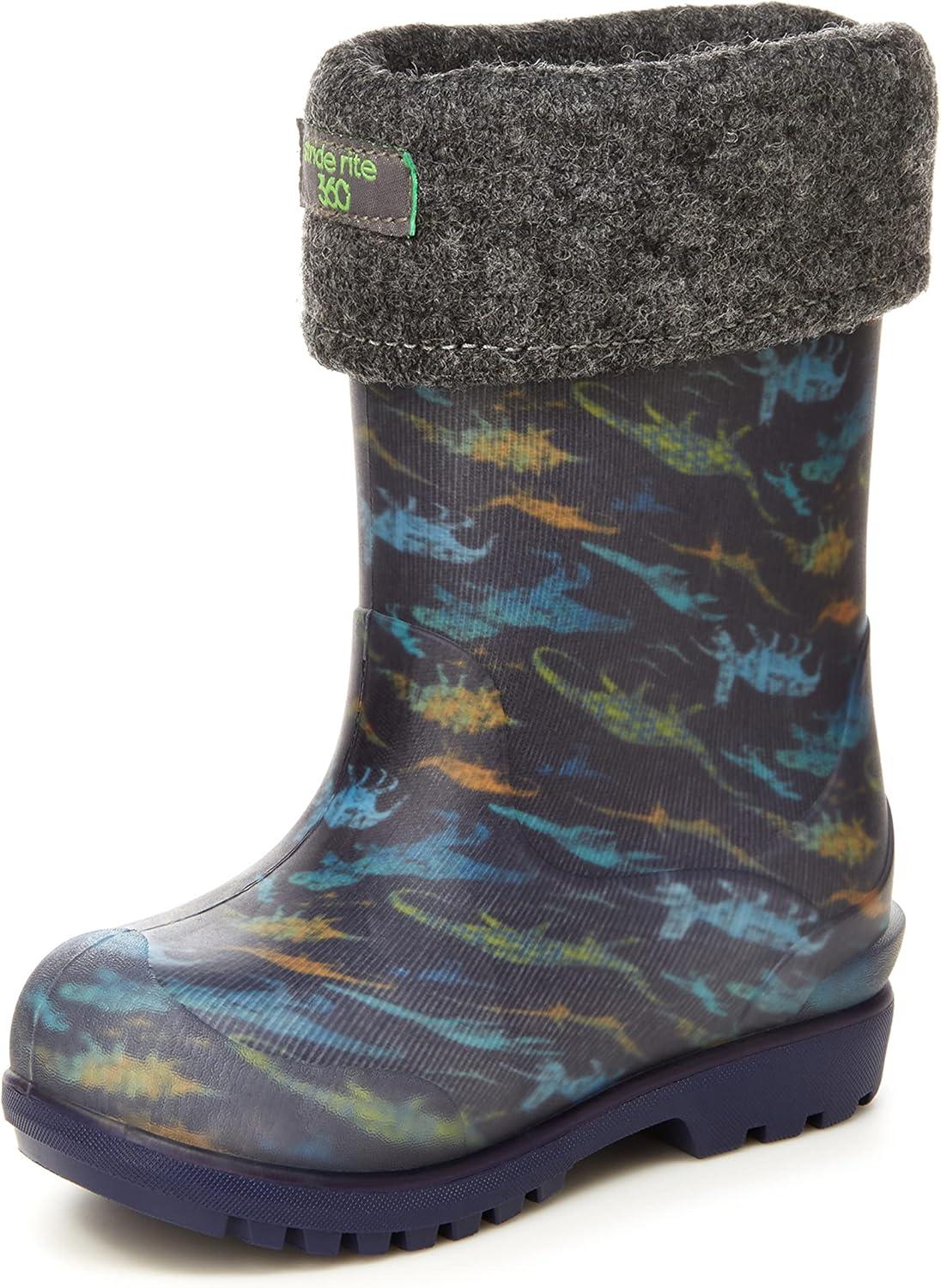 imageStride Rite 360 UnisexChild Gecko Rain BootBlack Multi