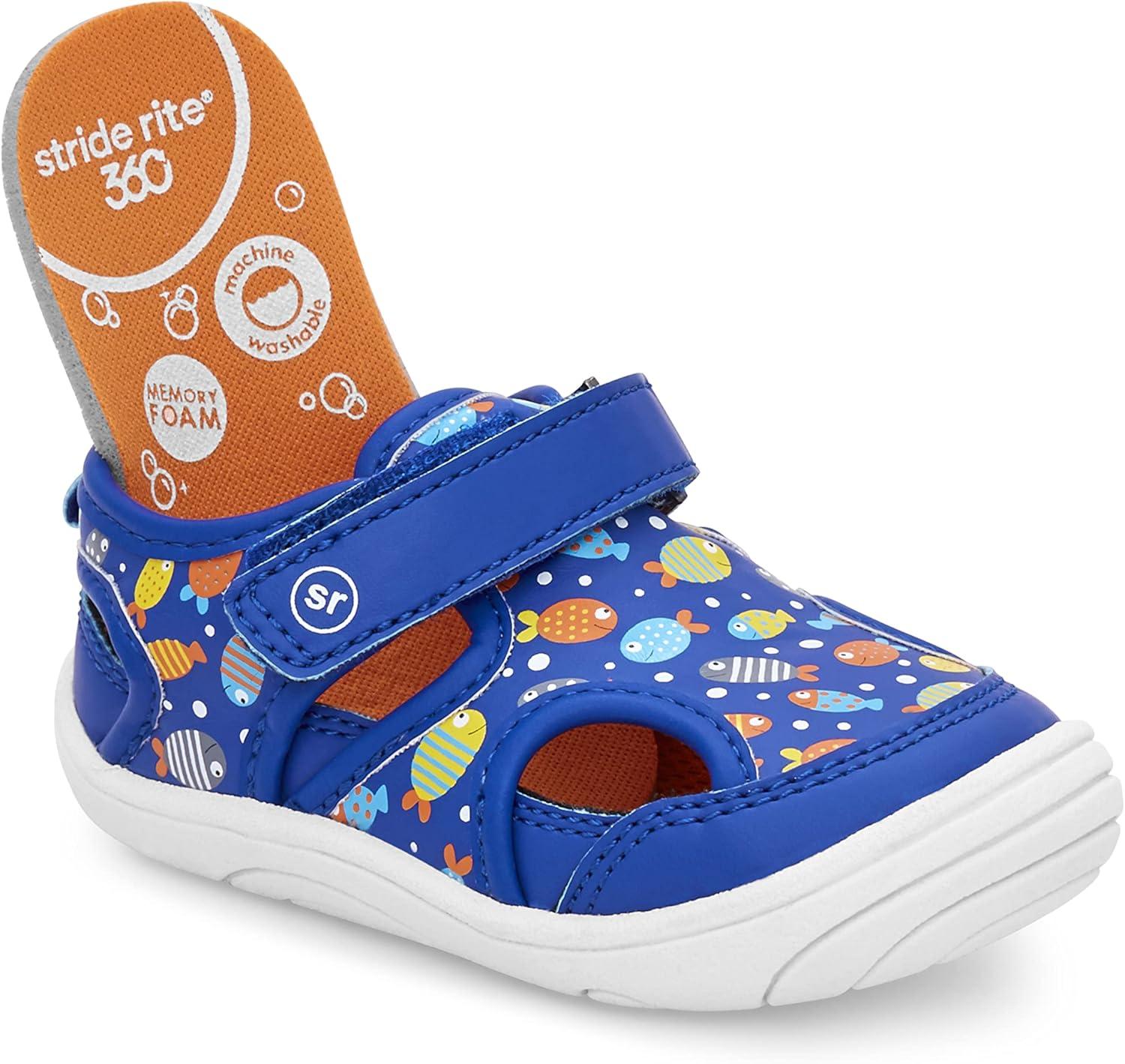 imageStride Rite 360 UnisexChild Wave SandalBlue