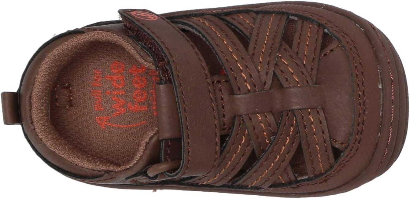 imageStride Rite Baby and Toddler Boys Amos SandalBrown