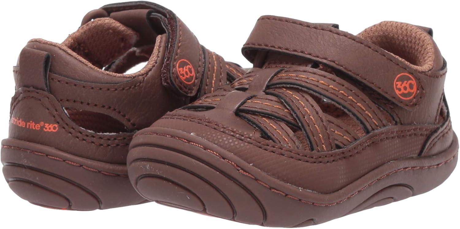 imageStride Rite Baby and Toddler Boys Amos SandalBrown