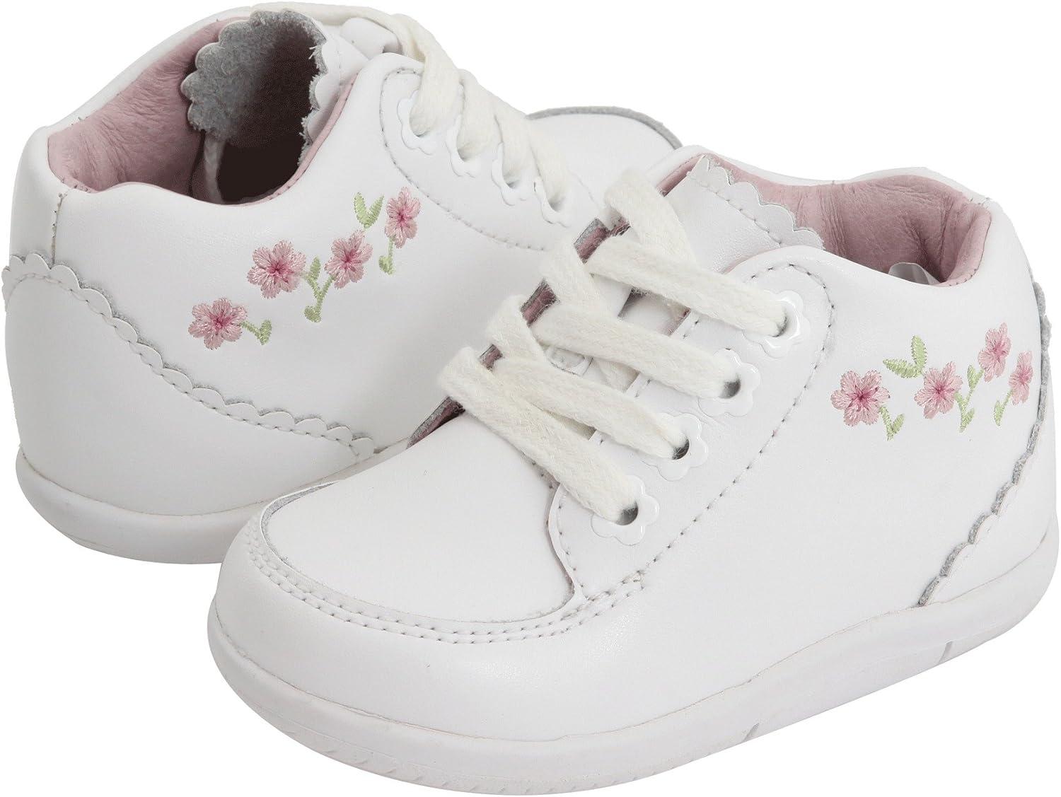 imageStride Rite BabyGirls SRT Emilia First Walker ShoeWhite