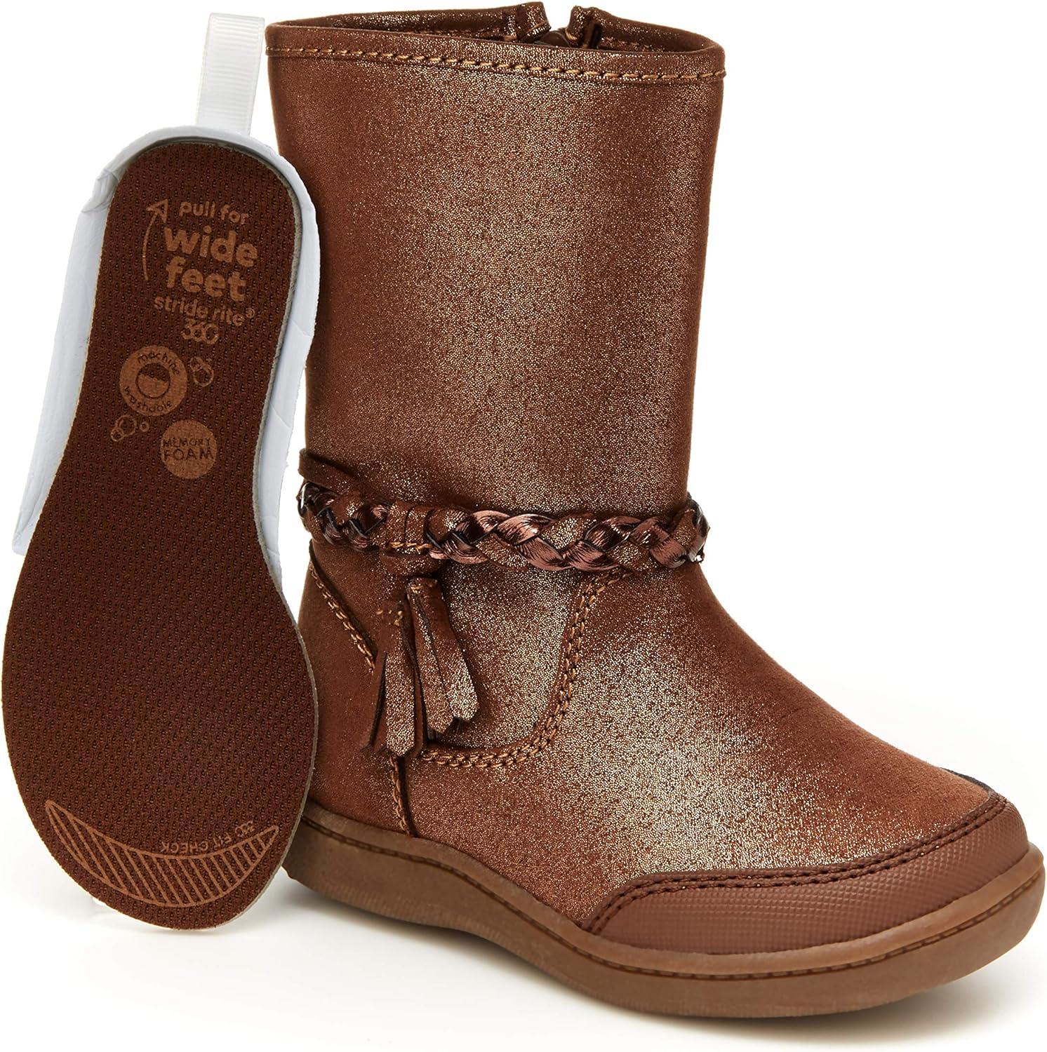 imageStride Rite Girls Amita Fashion BootBrown