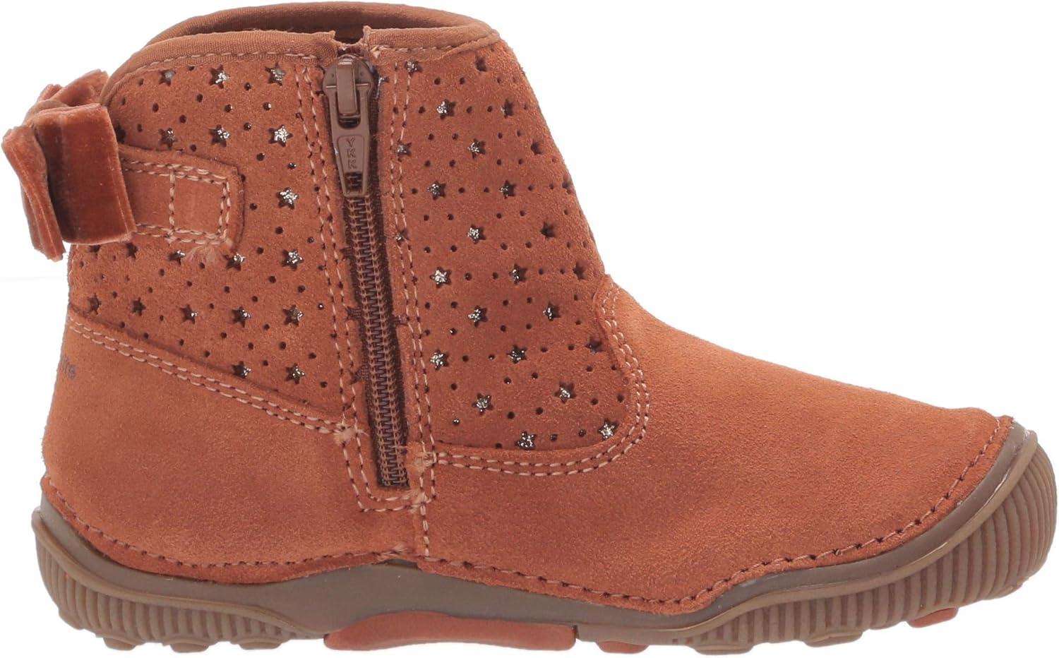 imageStride Rite Girls SRT Angie Bootie First Walker ShoeTan