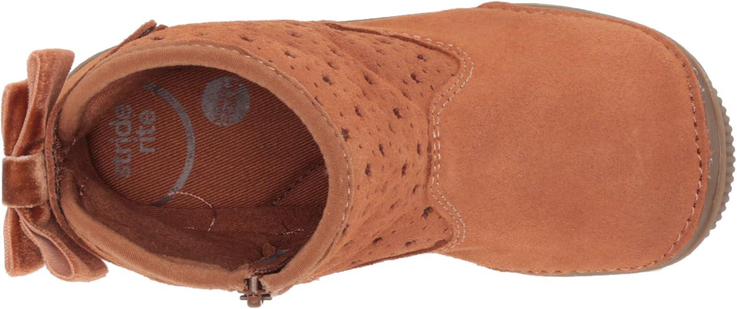 imageStride Rite Girls SRT Angie Bootie First Walker ShoeTan