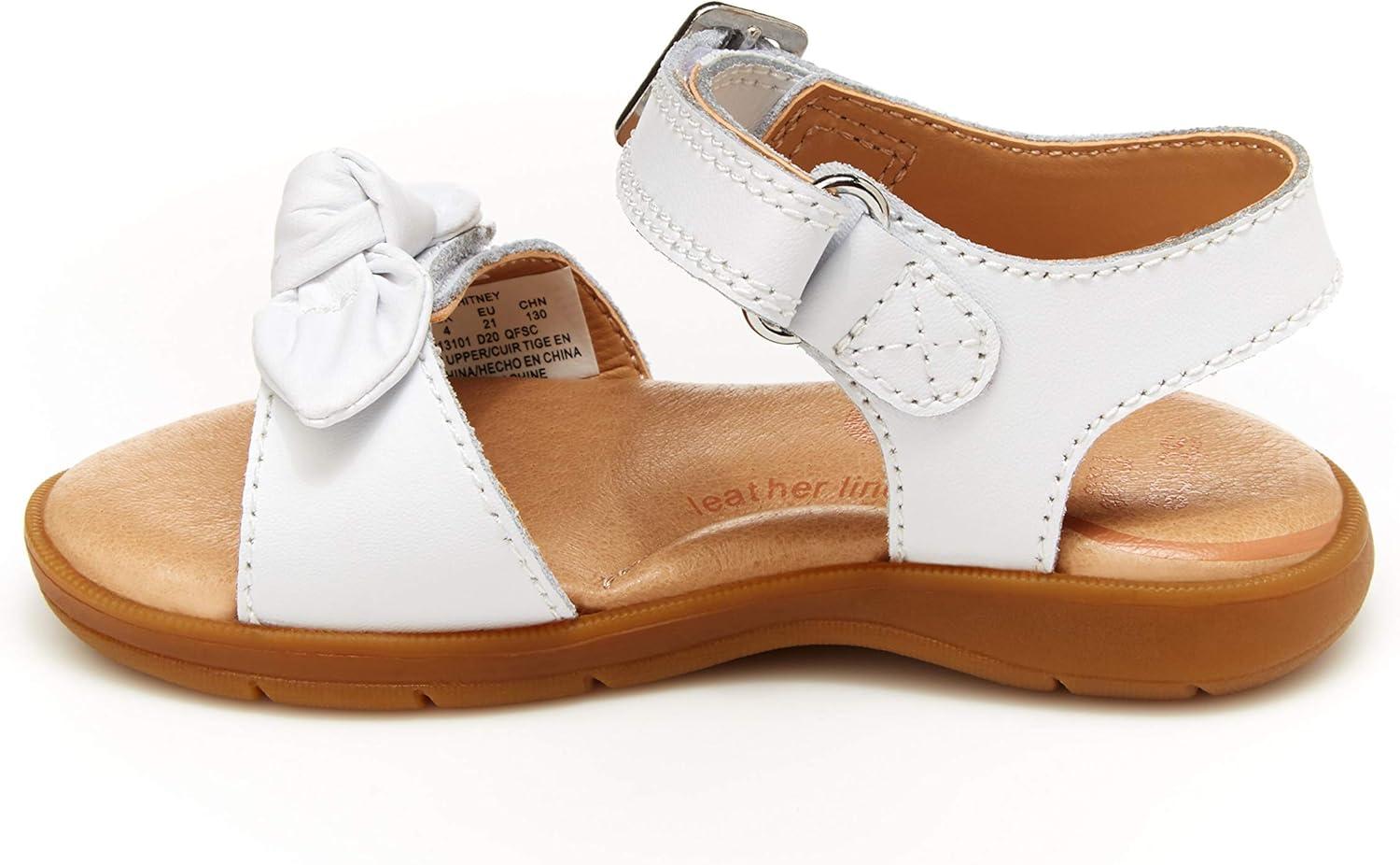 imageStride Rite Girls Sr Whitney SandalWhite