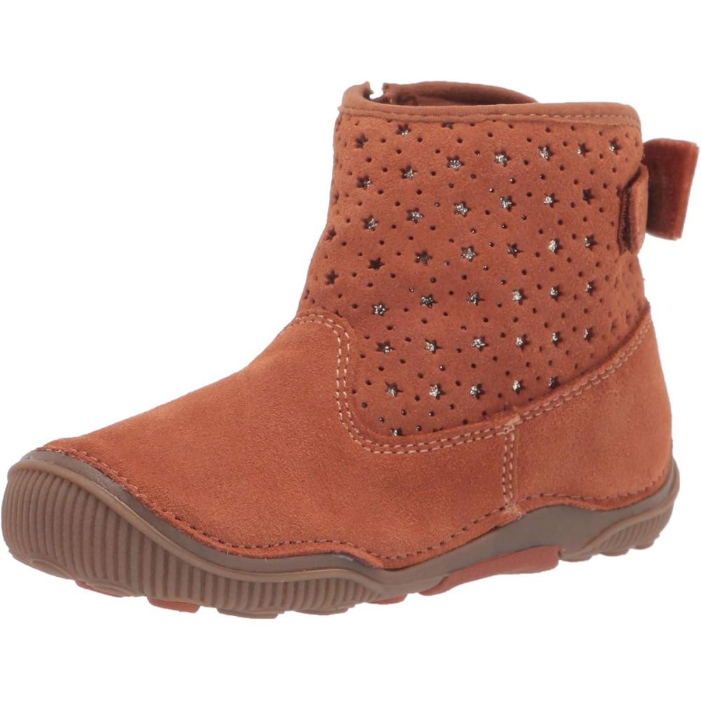 imageStride Rite Girls SRT Angie Bootie First Walker ShoeTan