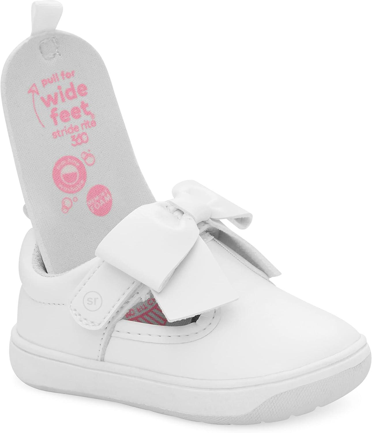 imageStride Rite Baby Girls Kamila InfantToddlerWhite