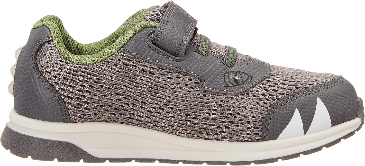 imageStride Rite Boys Sr Lighted Dinosaur SneakerGrey Multi