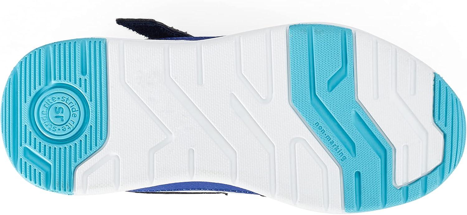 imageStride Rite Boys Toddler and Little Kid Lighted Cosmic Adaptable LightUp SneakerNavy Multi