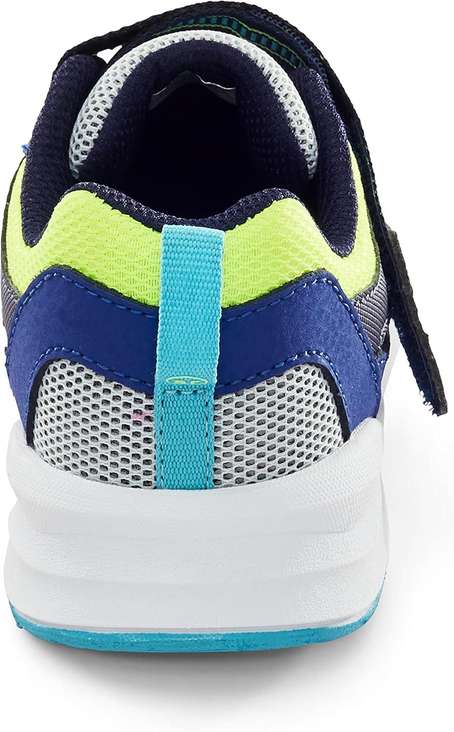 imageStride Rite Boys Toddler and Little Kid Lighted Cosmic Adaptable LightUp SneakerNavy Multi