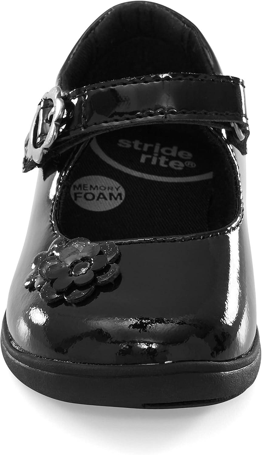 imageStride Rite Girls HollyAdapt Mary Jane FlatBlack Patent