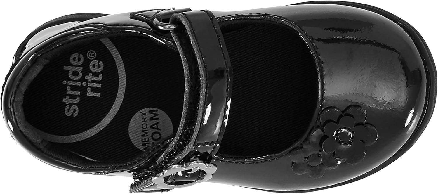 imageStride Rite Girls HollyAdapt Mary Jane FlatBlack Patent