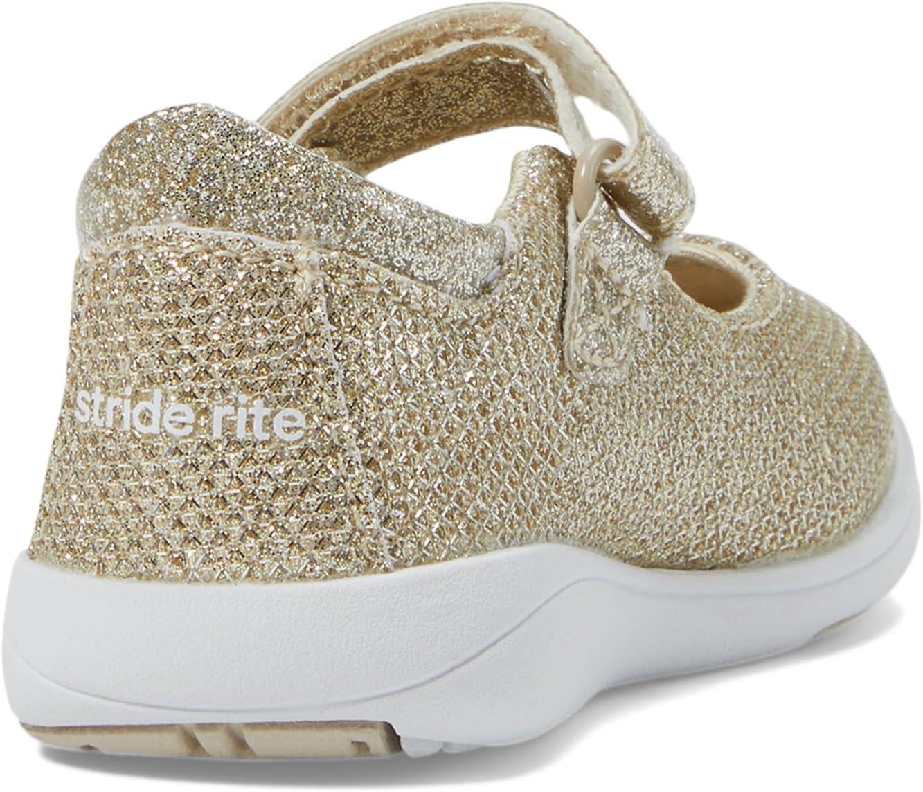 imageStride Rite Girls HollyAdapt Mary Jane FlatChampagne