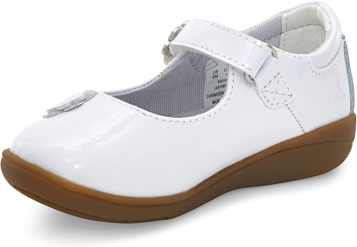 imageStride Rite Girls HollyAdapt Mary Jane FlatWhite Patent