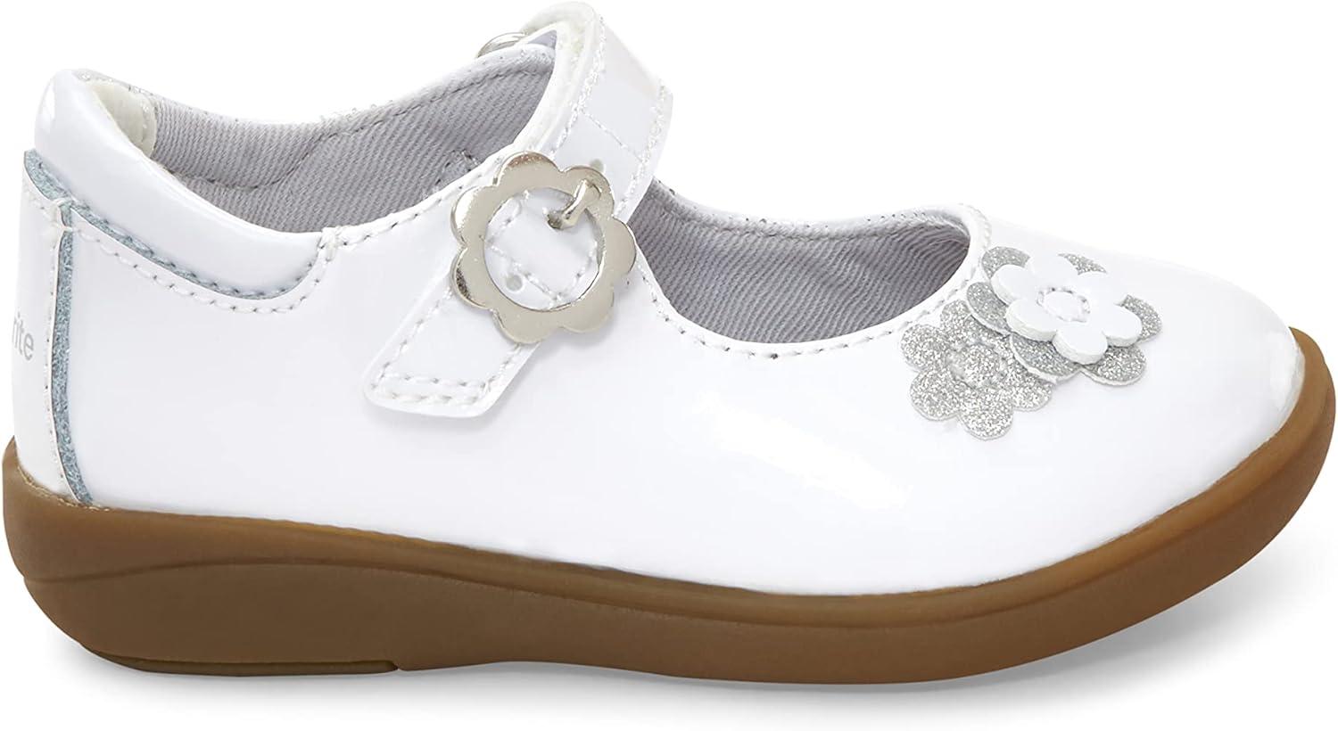 imageStride Rite Girls HollyAdapt Mary Jane FlatWhite Patent