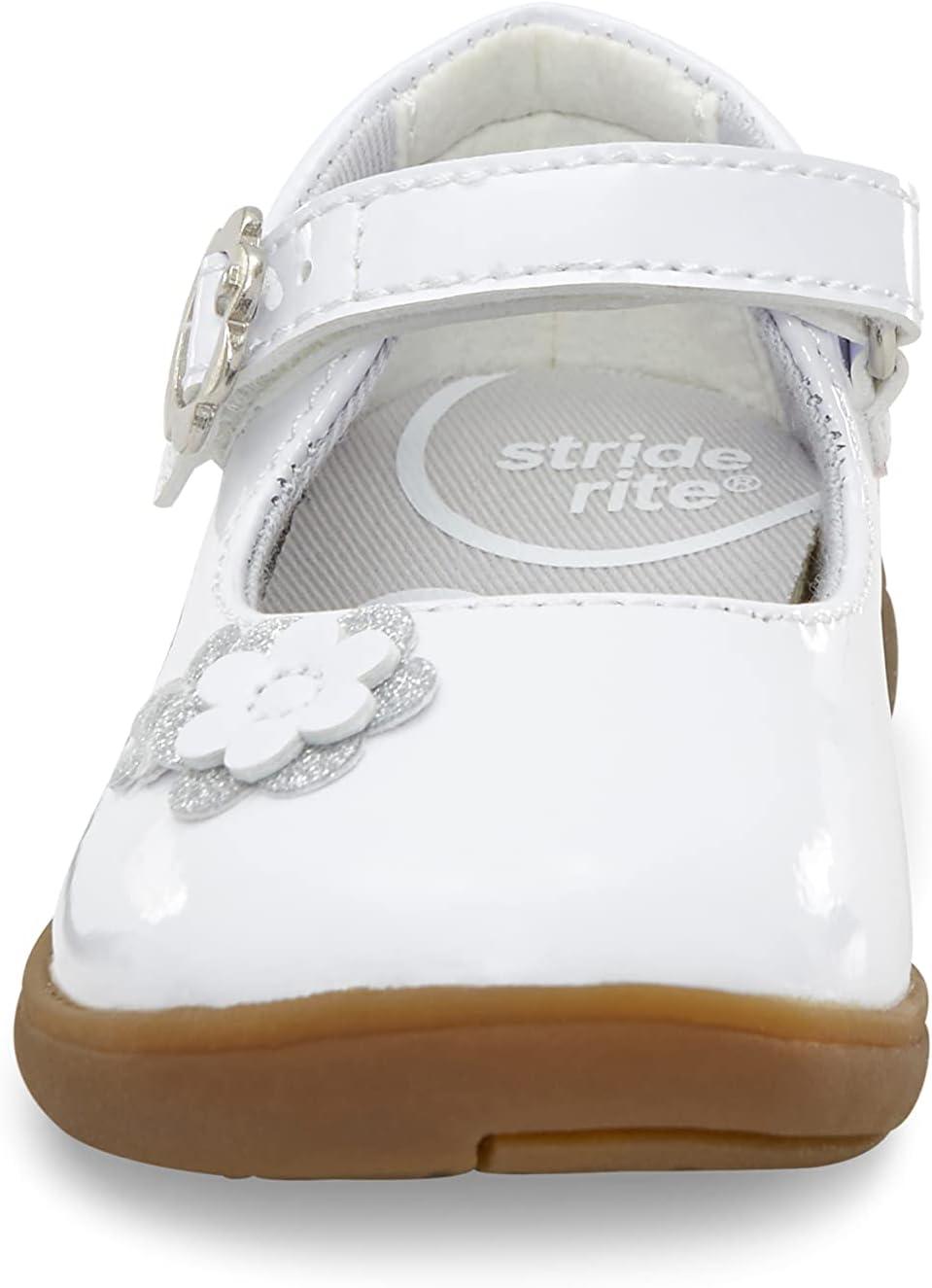 imageStride Rite Girls HollyAdapt Mary Jane FlatWhite Patent