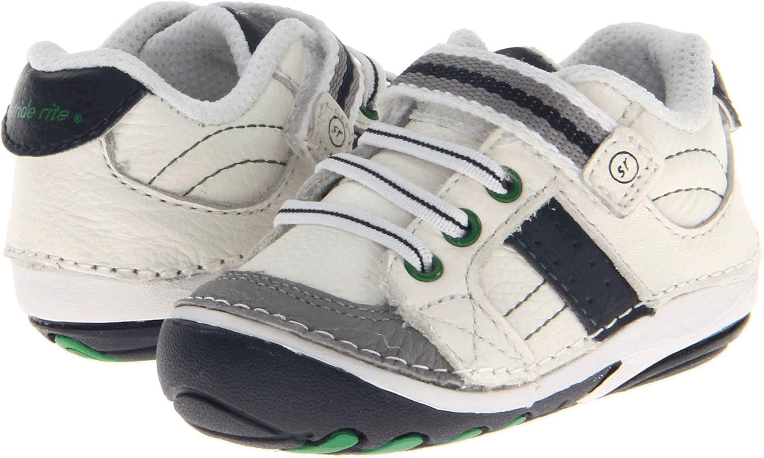 imageStride Rite Soft Motion Baby and Toddler Boys Artie Athletic SneakerWhiteNavy