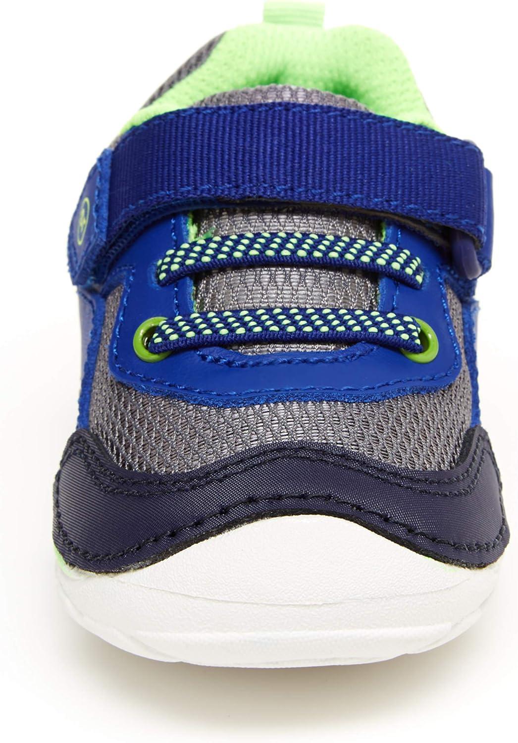 imageStride Rite Soft Motion Baby and Toddler Boys Rhett Athletic SneakerNavyLime