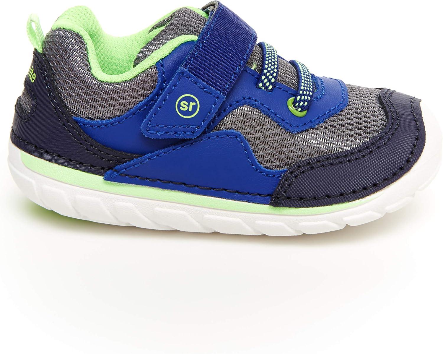 imageStride Rite Soft Motion Baby and Toddler Boys Rhett Athletic SneakerNavyLime