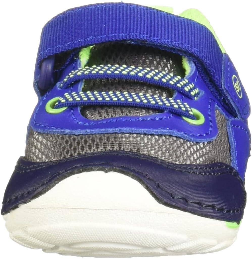 imageStride Rite Soft Motion Baby and Toddler Boys Rhett Athletic SneakerNavyLime