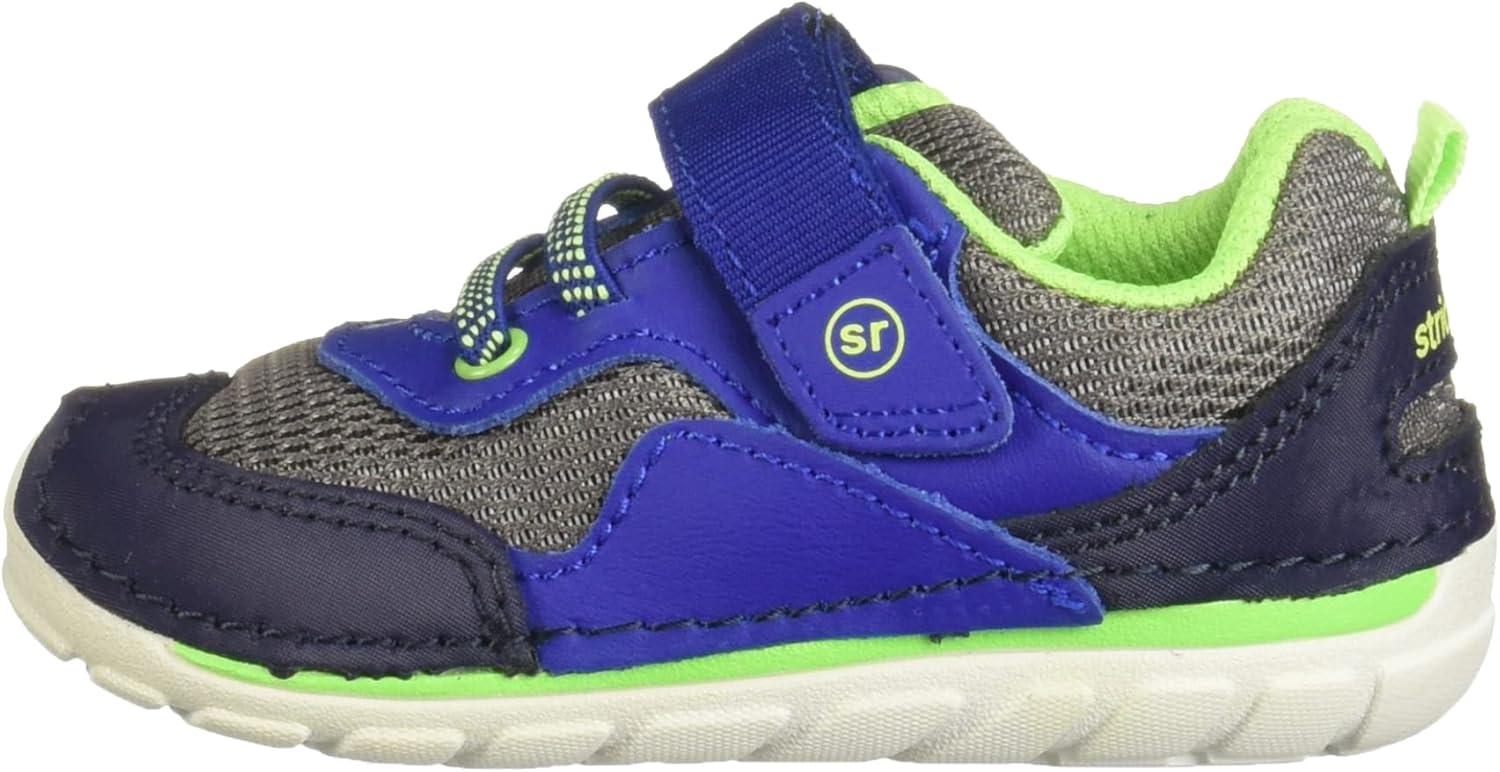 imageStride Rite Soft Motion Baby and Toddler Boys Rhett Athletic SneakerNavyLime