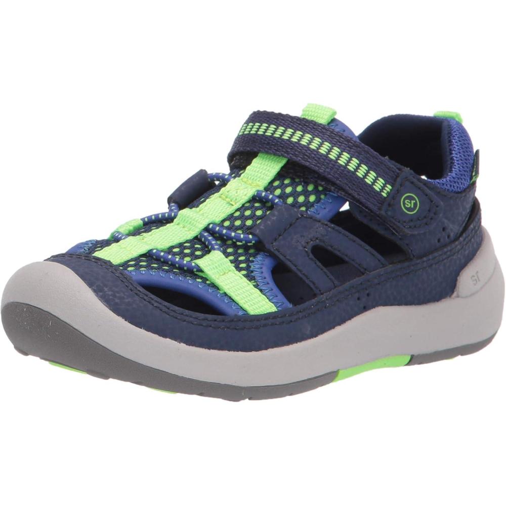 imageStride Rite Boys SRT Wade SandalNavy