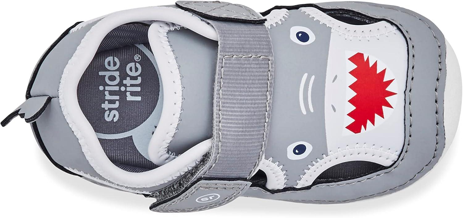 imageStride Rite Baby SM Splash Water Shoe Grey 5 Wide US Unisex Infant