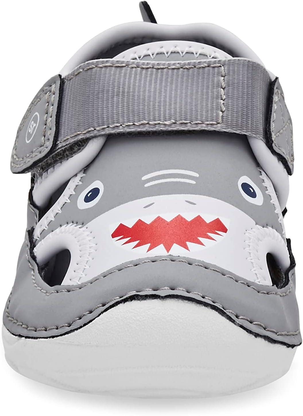 imageStride Rite Baby SM Splash Water Shoe Grey 5 Wide US Unisex Infant