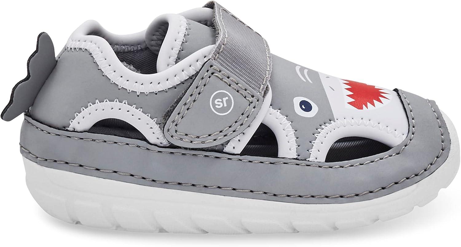 imageStride Rite Baby SM Splash Water Shoe Grey 5 Wide US Unisex Infant