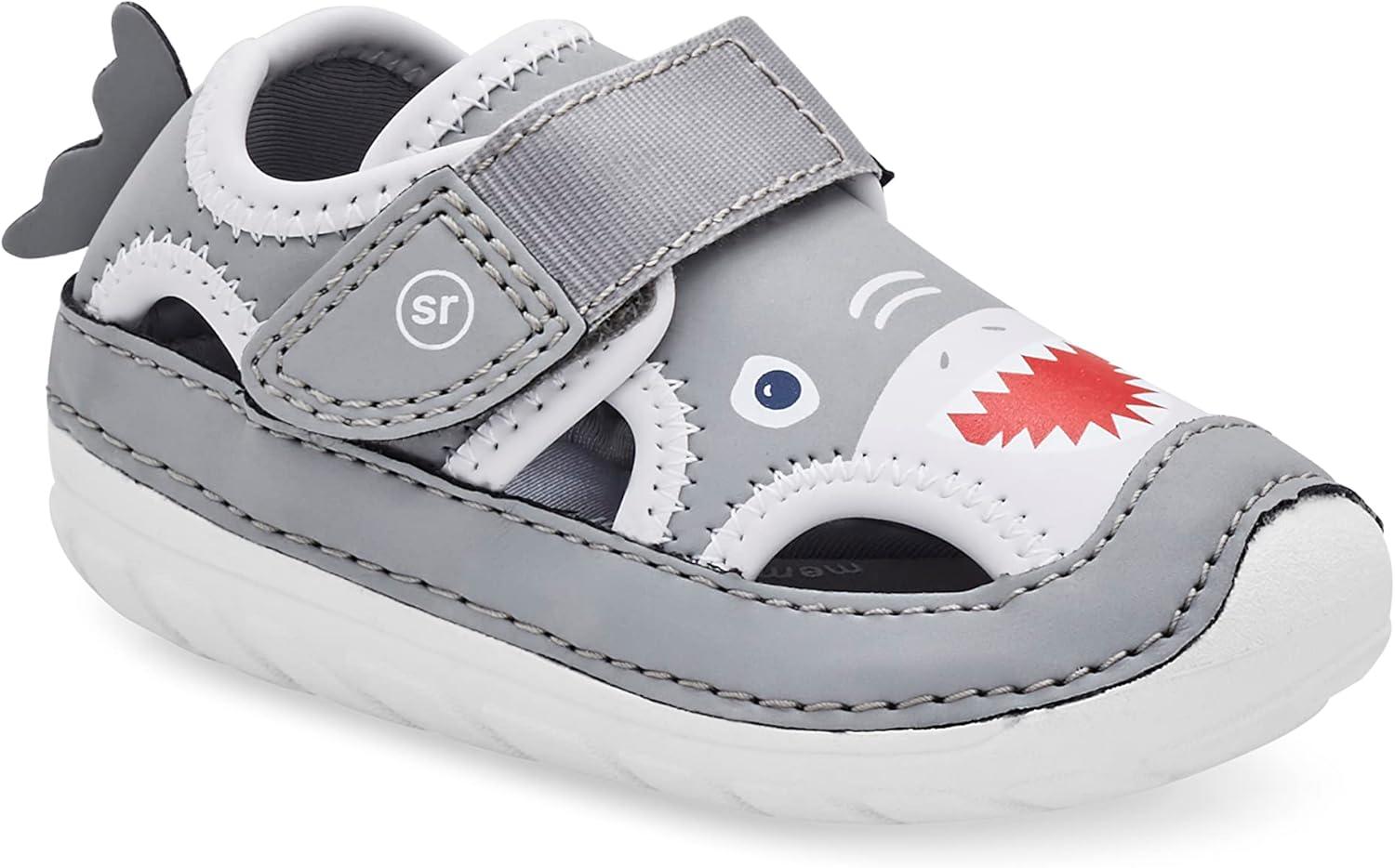 imageStride Rite Baby SM Splash Water Shoe Grey 5 Wide US Unisex Infant