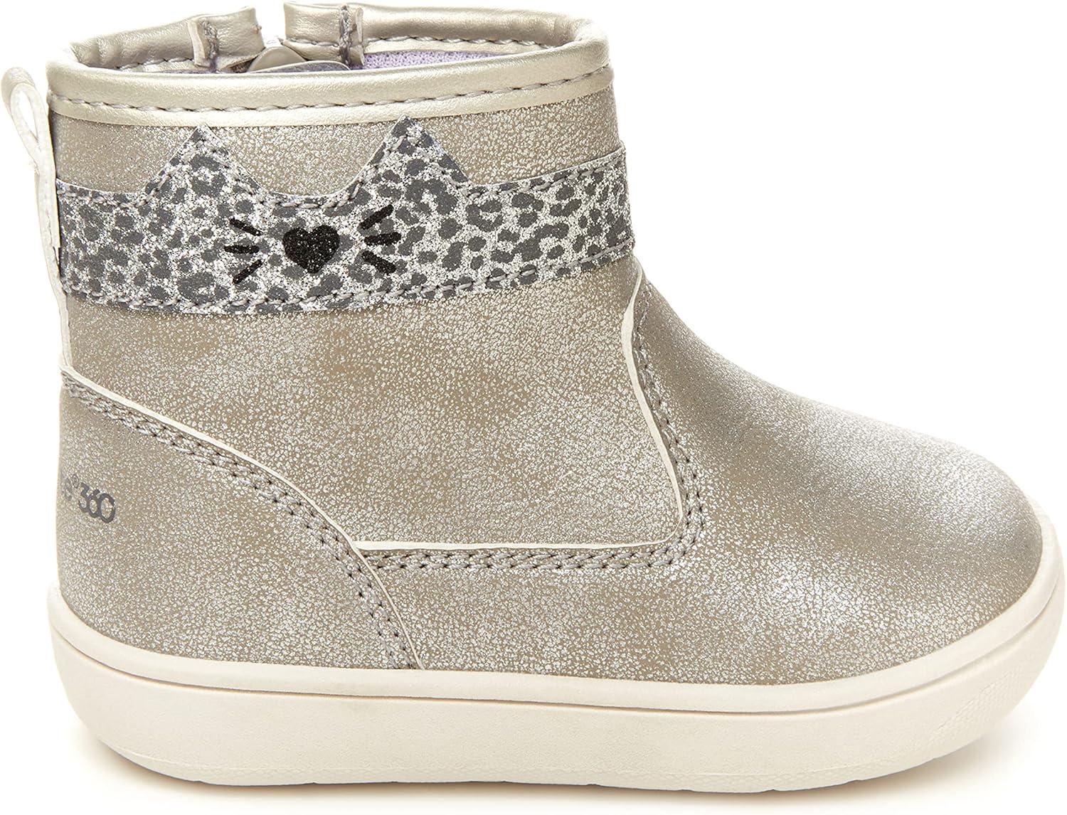 imageStride Rite 360 Girls Magnolia First Walker ShoeSilver
