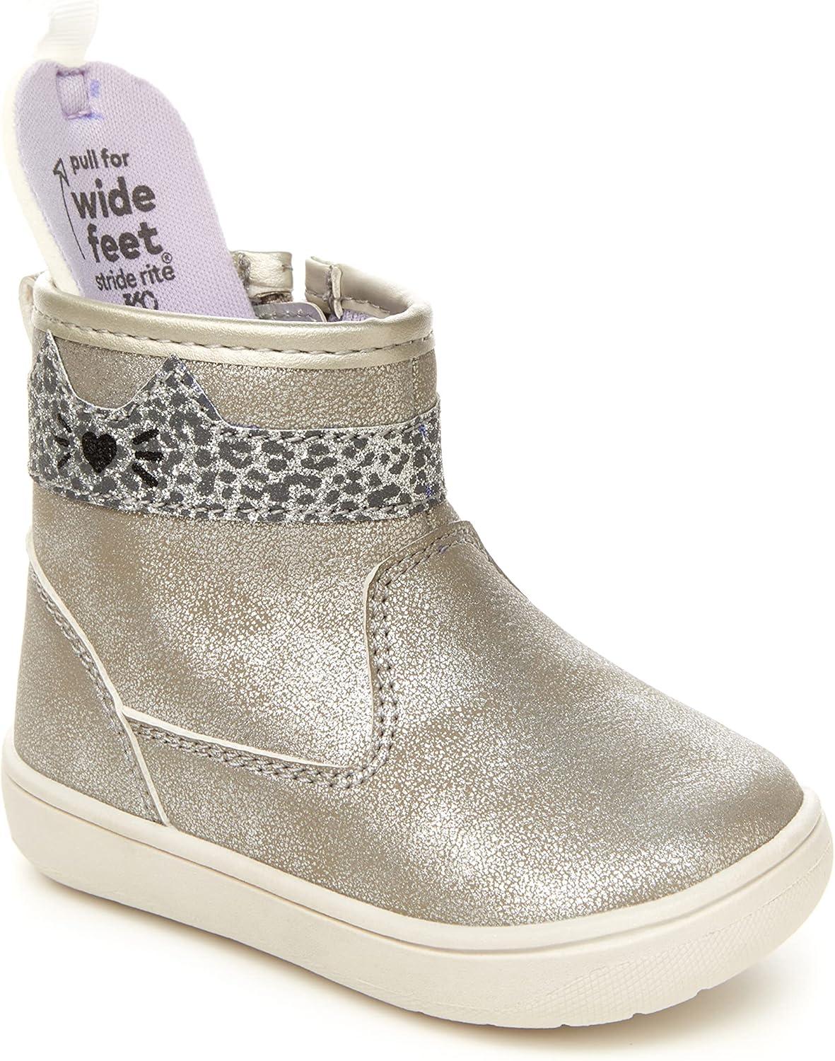 imageStride Rite 360 Girls Magnolia First Walker ShoeSilver
