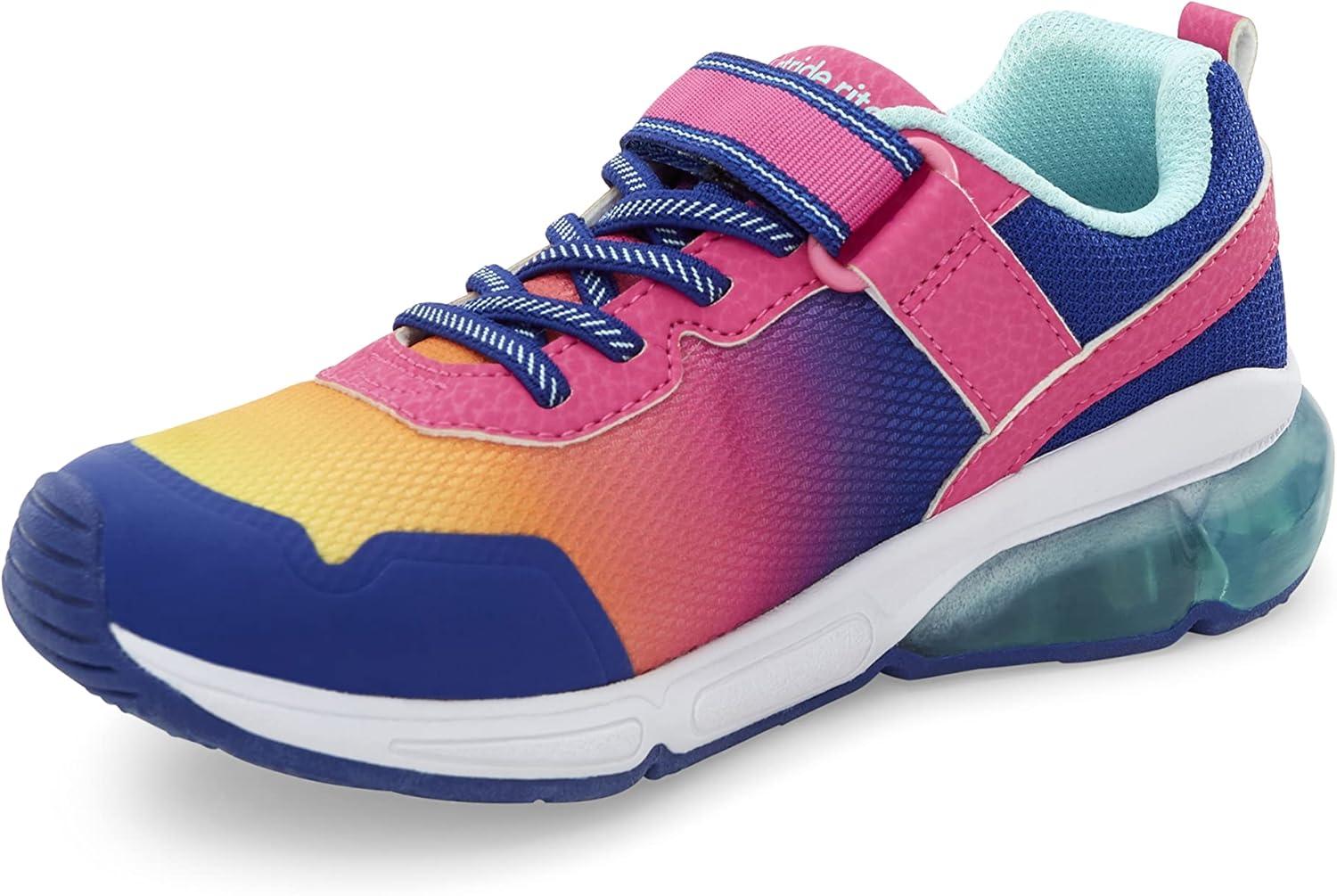 imageStride Rite Baby Girls M2P Lighted Radiant Bounce ToddlerMagenta Multi
