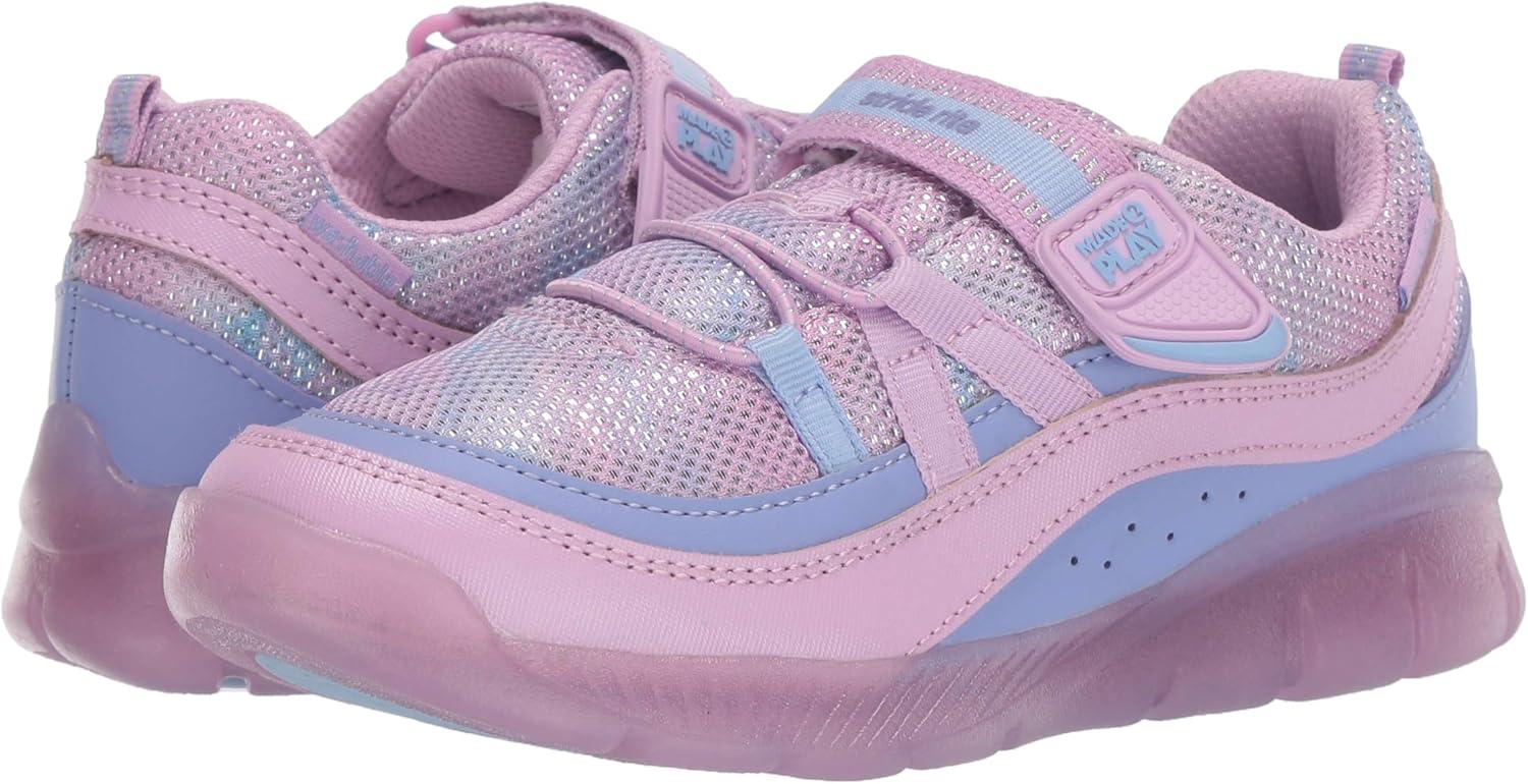 imageStride Rite Made2Play Toddler and Little Boys Burst LightUp SneakerPurple Multi