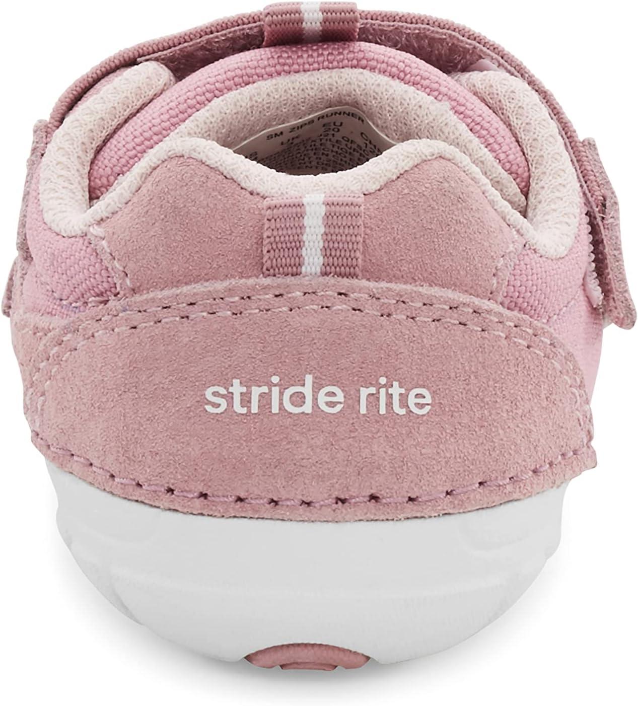 imageStride Rite BabyGirls Sm Zips Runner SneakerPink