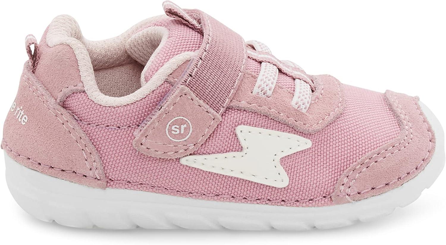 imageStride Rite BabyGirls Sm Zips Runner SneakerPink