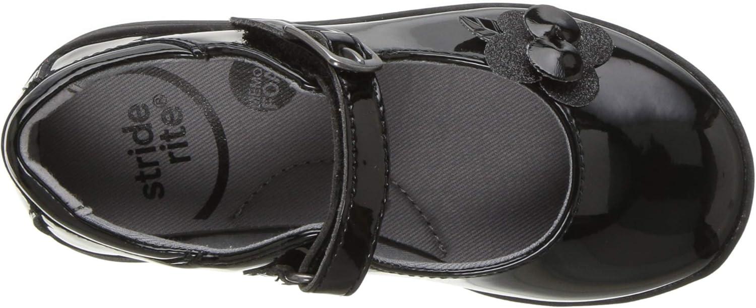 imageStride Rite Girls Sr Ava Mary Jane FlatBlack Patent