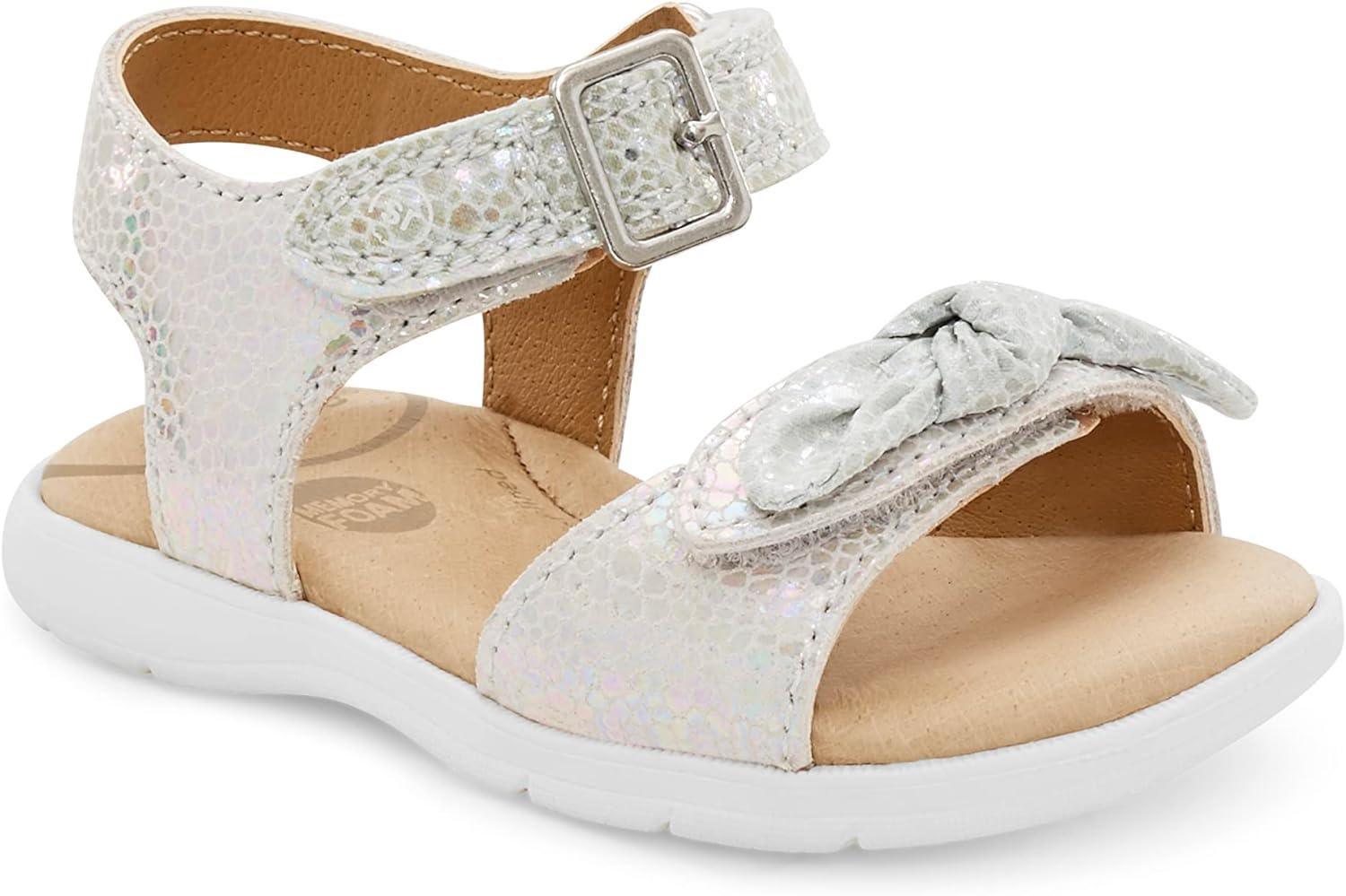 imageStride Rite Girls Sr Whitney SandalSoft Silver
