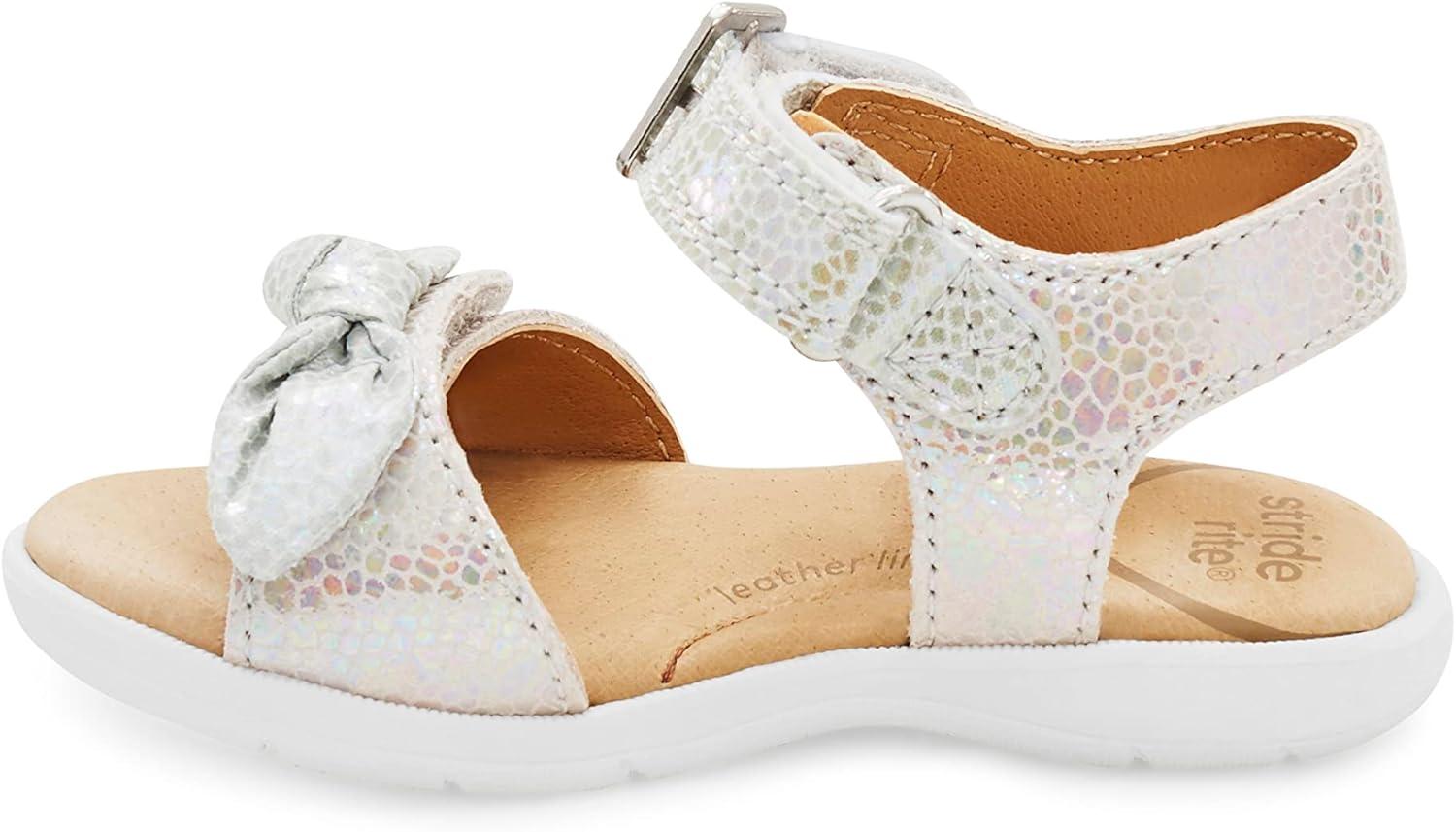 imageStride Rite Girls Sr Whitney SandalSoft Silver