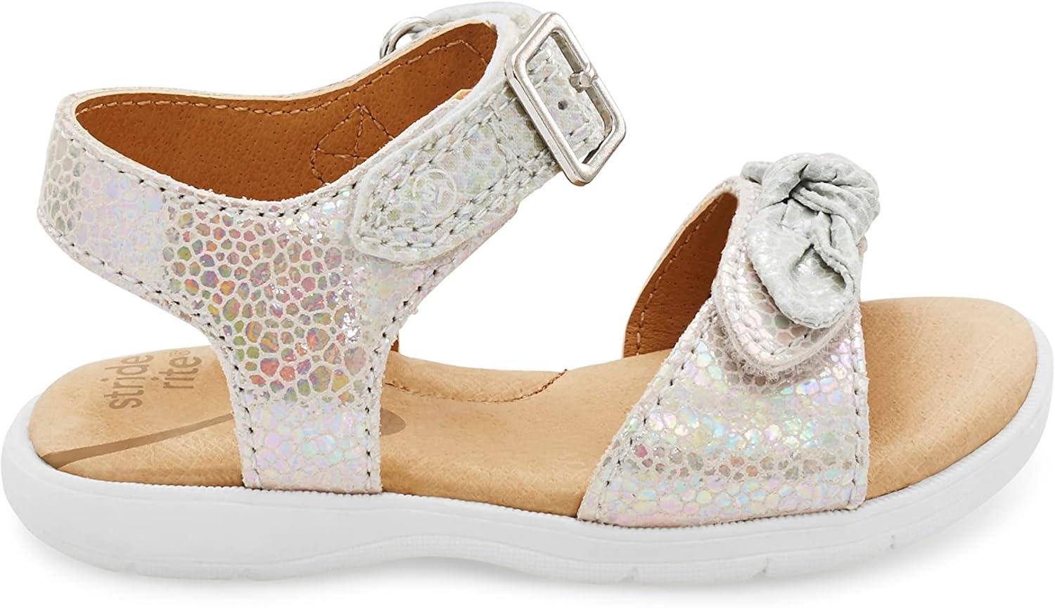 imageStride Rite Girls Sr Whitney SandalSoft Silver