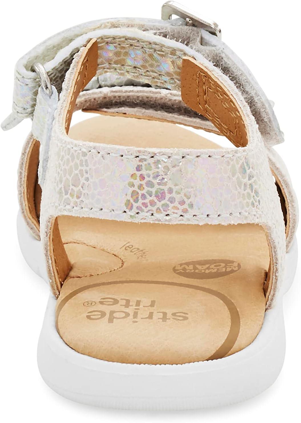 imageStride Rite Girls Sr Whitney SandalSoft Silver