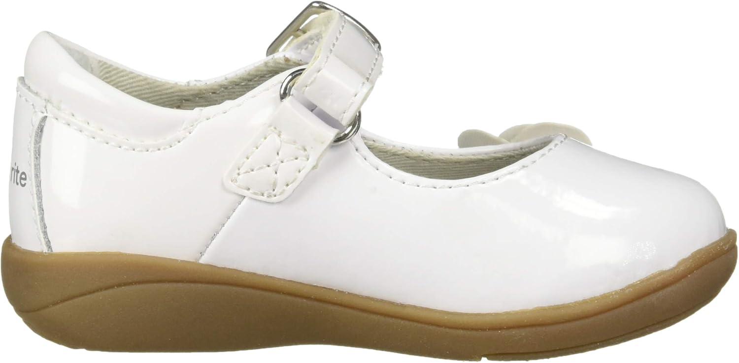 imageStride Rite UnisexChild Ava Girls Casual Mary Jane FlatWhite