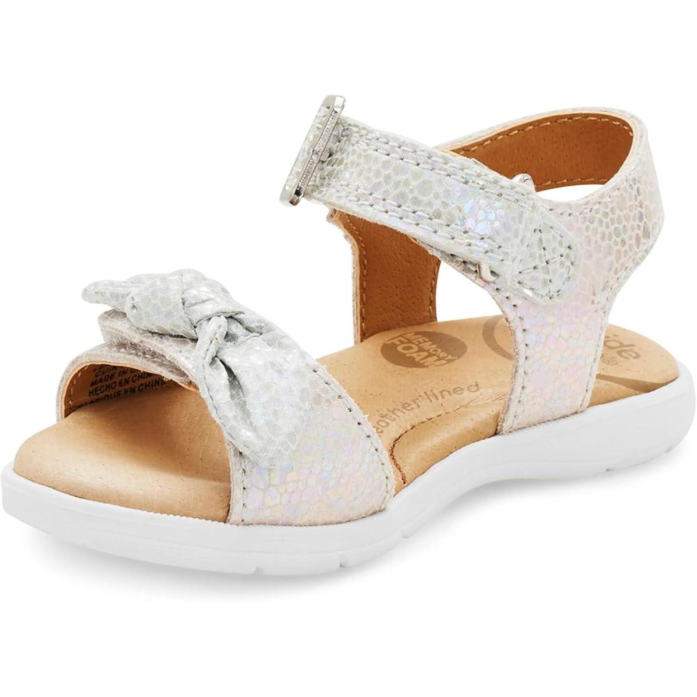 imageStride Rite Girls Sr Whitney SandalSoft Silver